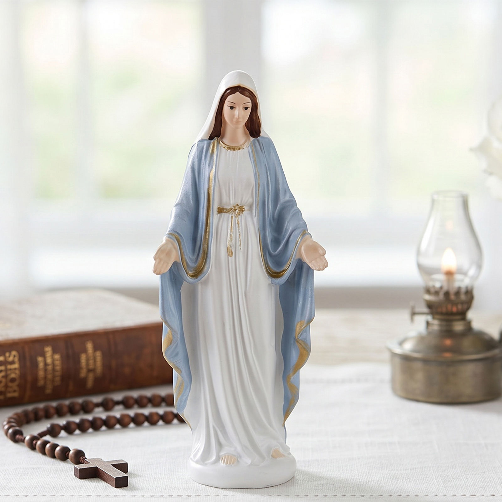 Virgin Mary Statuette