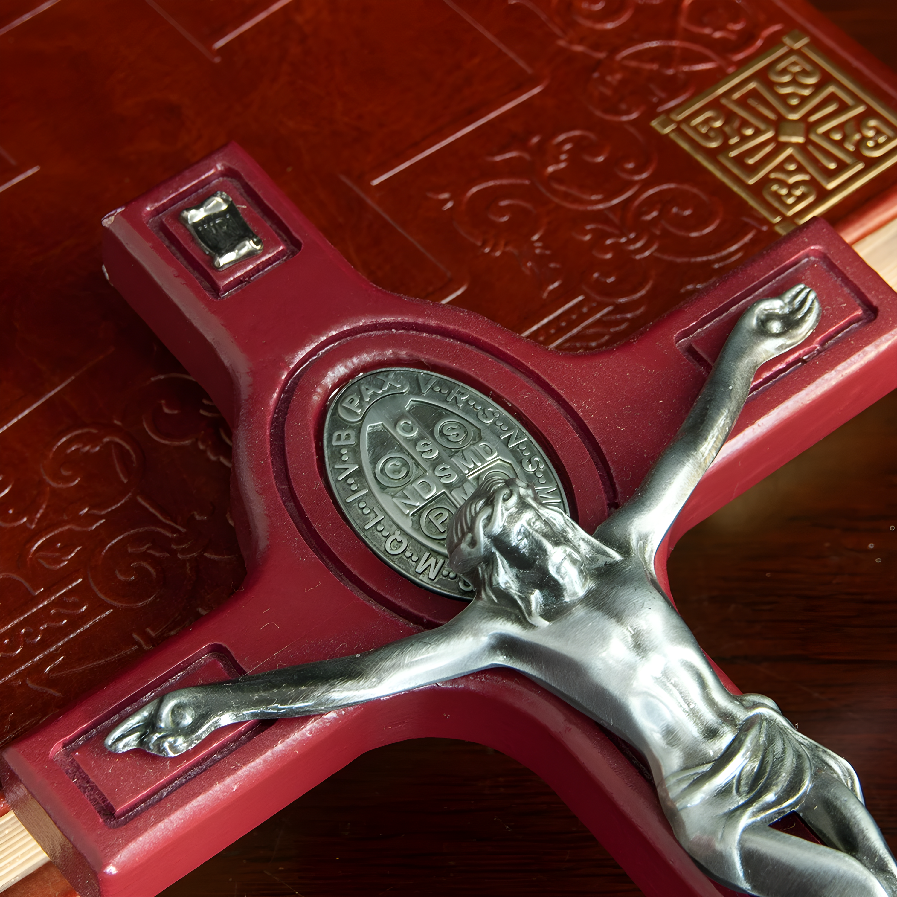 Holy Water Wall Crucifix Font