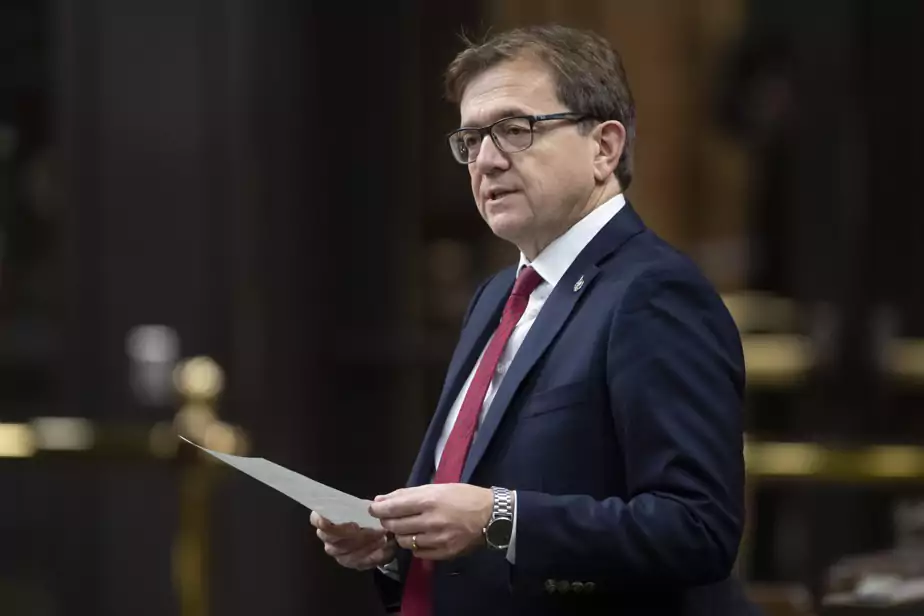 le ministre canadien de l’Énergie et des Ressources naturelles, Jonathan Wilkinson.