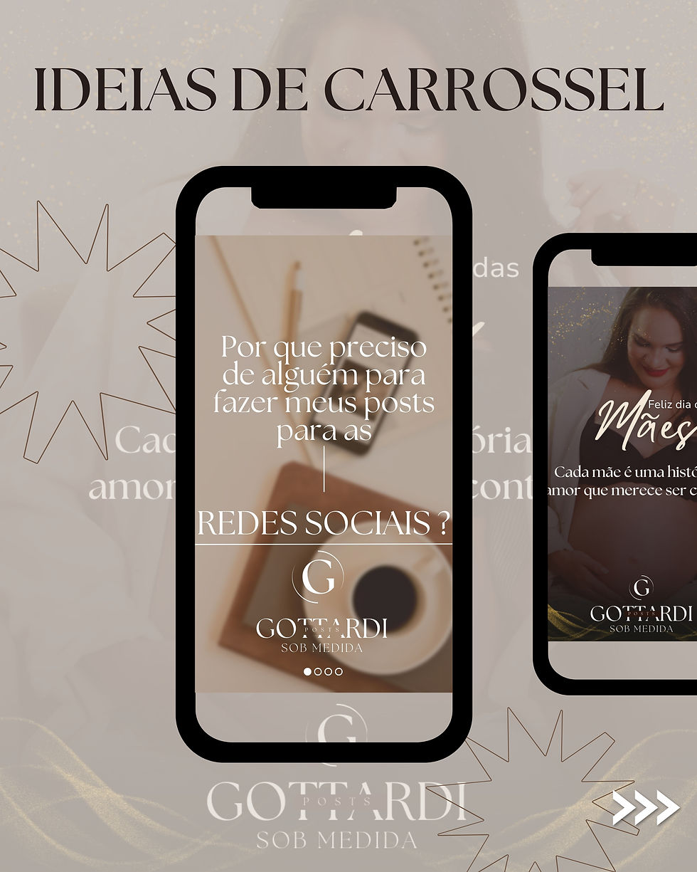 1 Post Carrossel com até 4 páginas