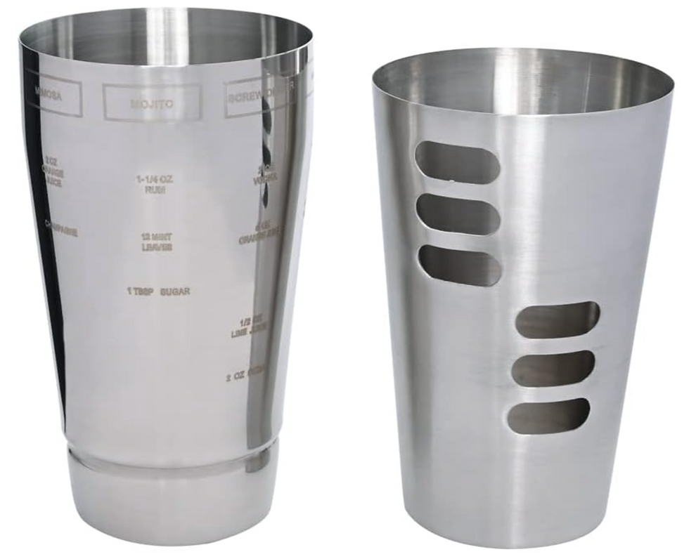 Miniatura: COQUETELEIRA RECEITA 4 PEÇAS COM FILTRO INOX