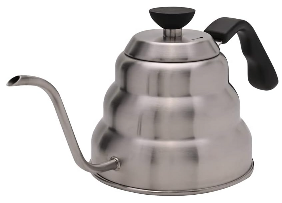 CHALEIRA BICO FINO INOX CHÁ LEITE CAFÉ 1L PESCOÇO DE GANSO