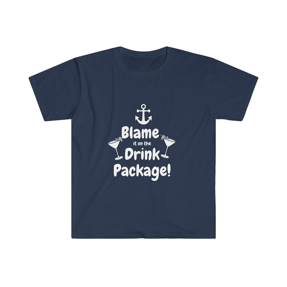 Thumbnail: Blame it on the drink package- T-shirt 