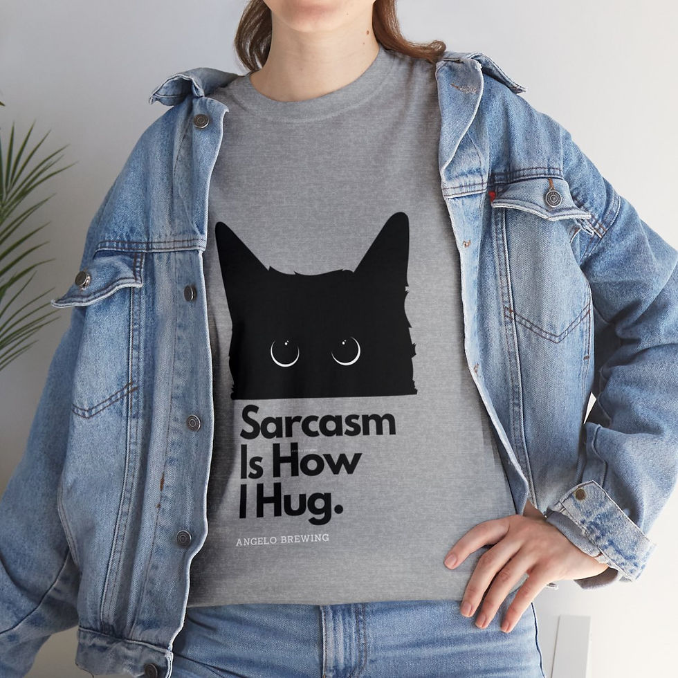 Thumbnail: "Purr-fectly Sarcastic Hugs"- Funny Cat T-Shirt