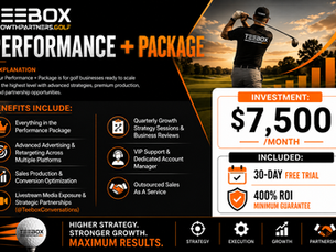 Unlock Your Golf Business Potential with Our Performance + Package Benefits