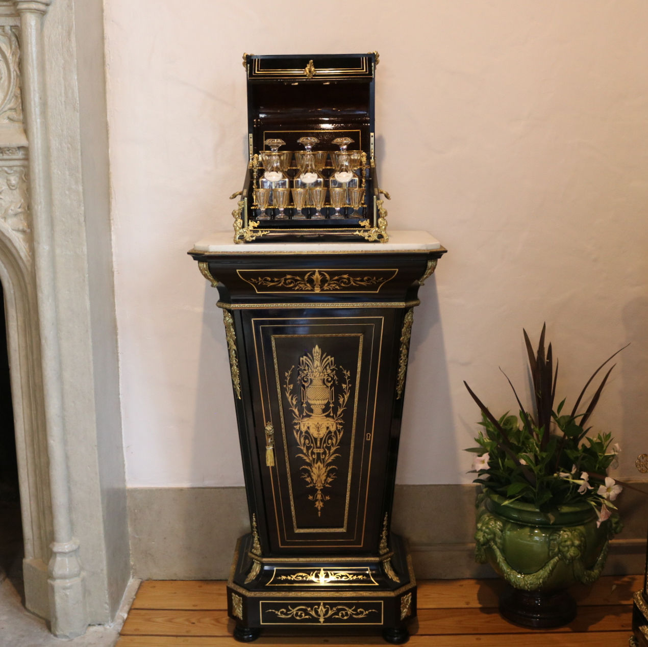Cabinet in Boulle Marquetry 19th C Napoleon lll Period