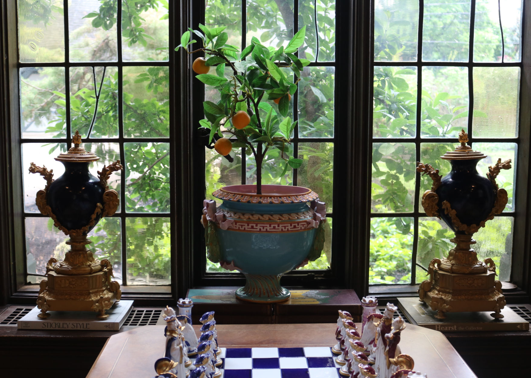 A Minton Majolica Neoclassical Jardiniere with Laurel Wreaths, English, 1868