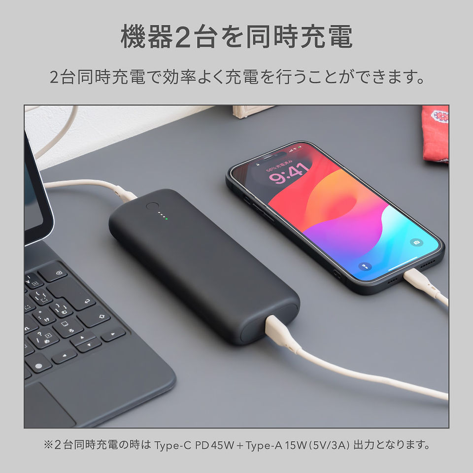 PPS対応20,000mAh ハイパワーモデル