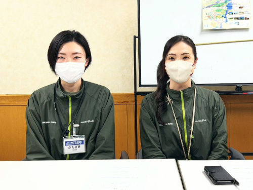 神崎係員　鈴木係長