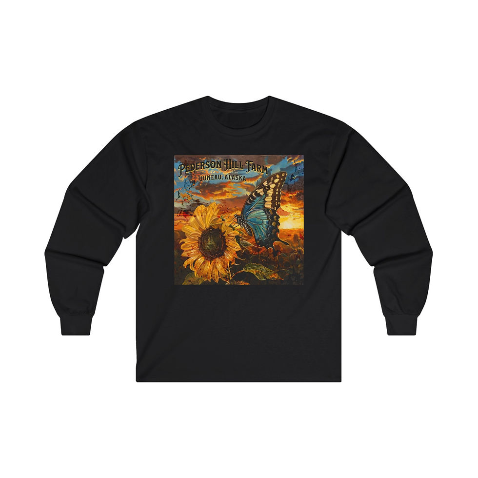 Thumbnail: PHF Butterfly & Sunflower Unisex Ultra Cotton Long Sleeve Tee