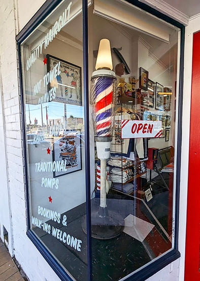 Our recent barber shop light installtion