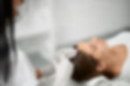 Beautician protective mask procedure