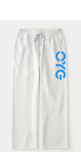 Thumbnail: Wide Leg Sweatpants - Big OYG Lettering