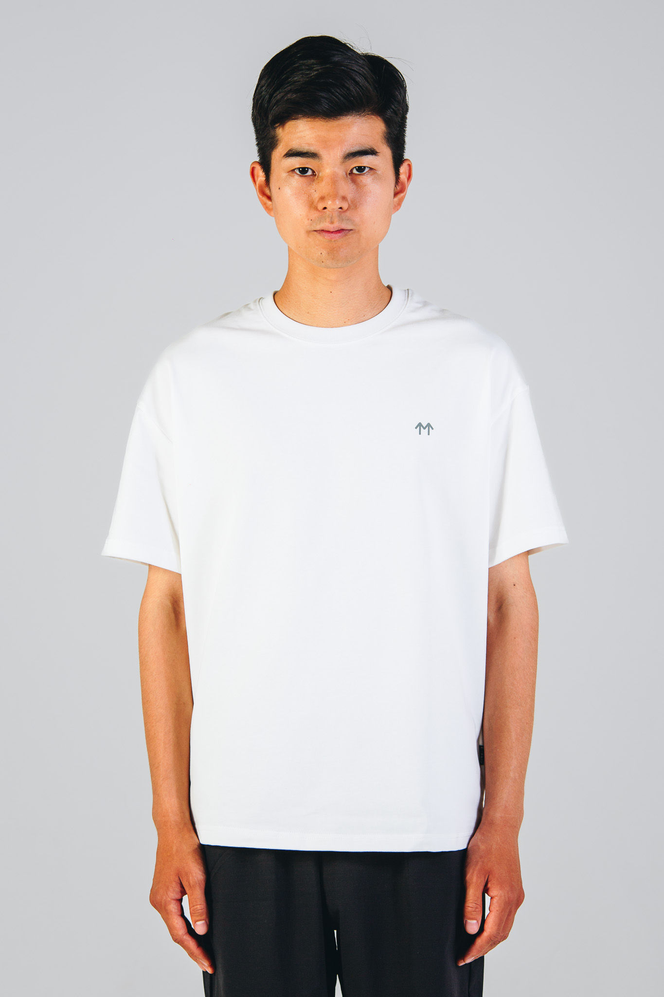 Oversized Logo T-shirt // white // 256g