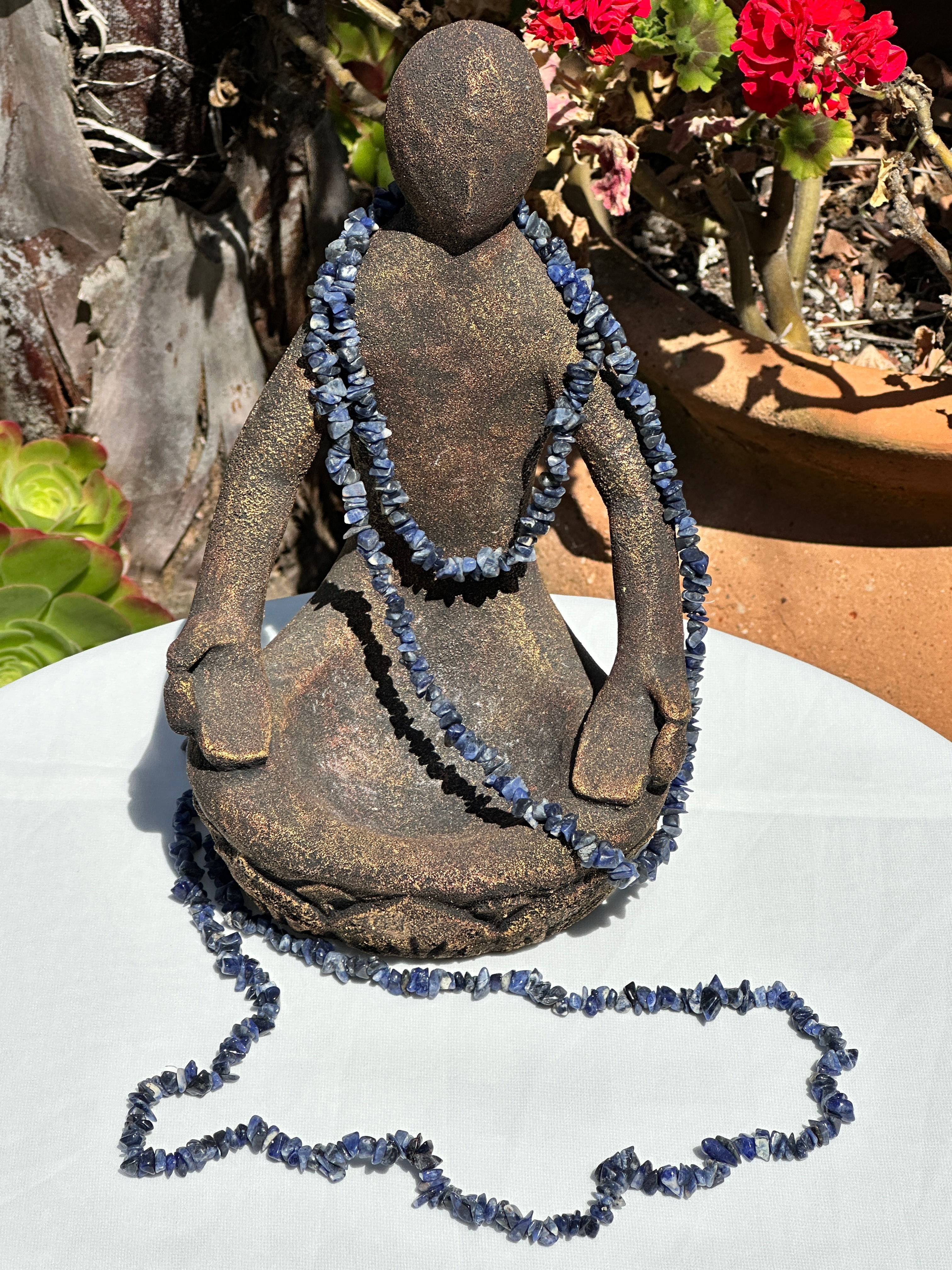 Sodalite Chips Necklace