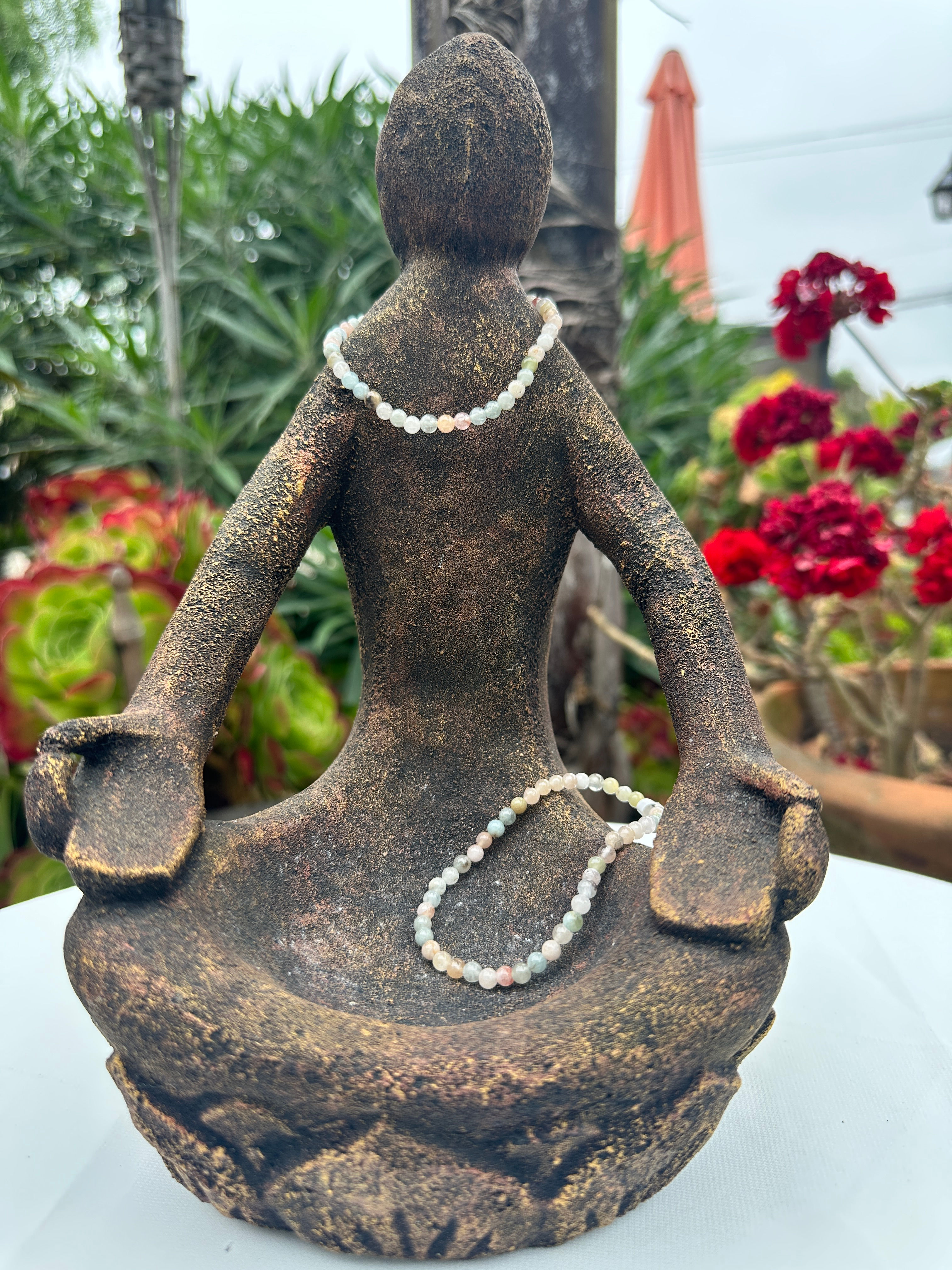 Beryl 4mm Round Stretch Bracelet