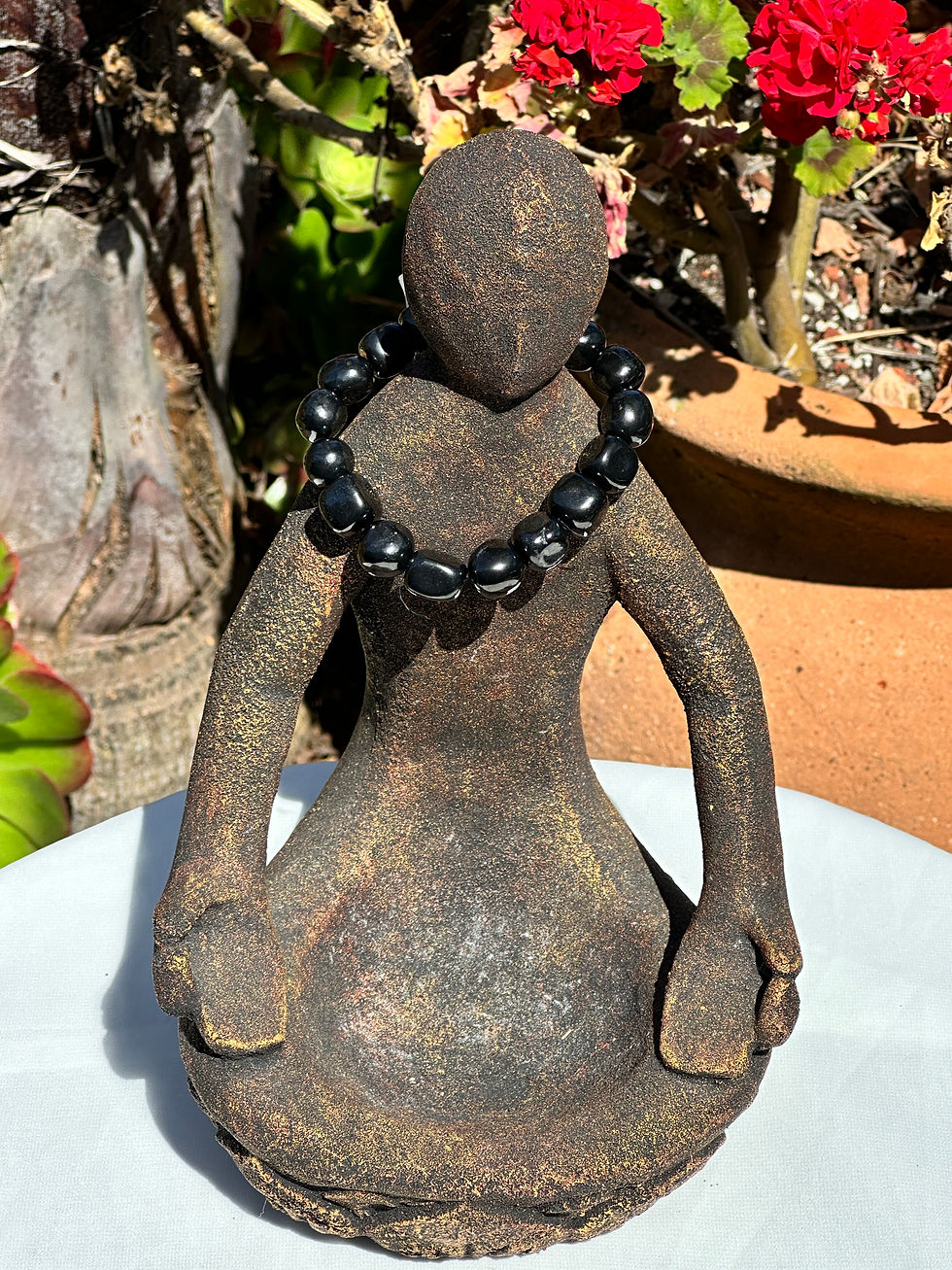 Shungite 10-12mm Nugget Bracelet