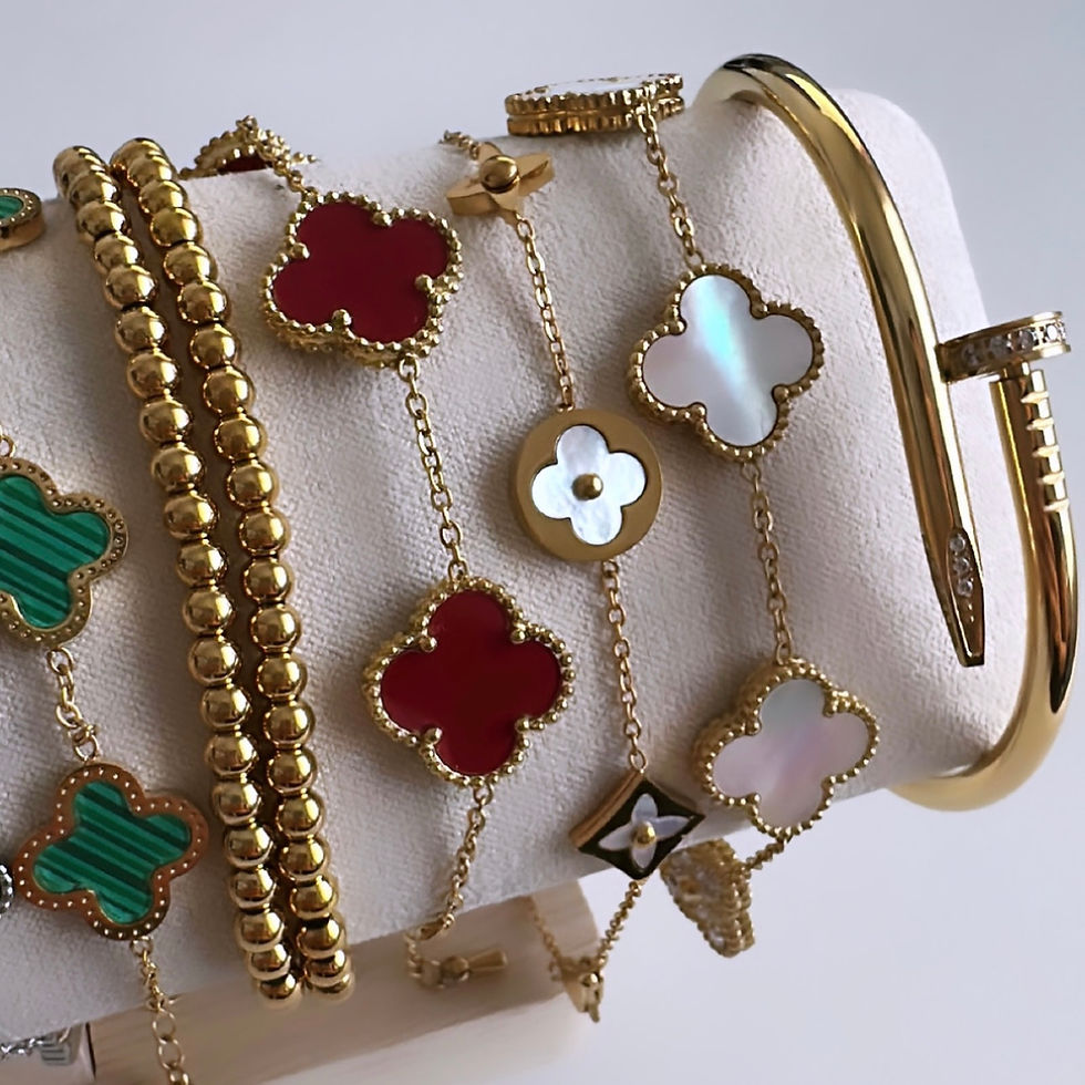Thumbnail: The CZ Lucky Clover Bracelet 