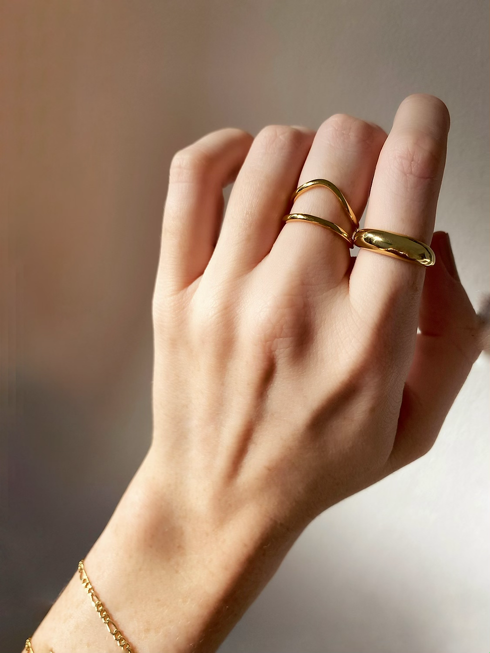 Thumbnail: The Iggy Ring (Silver & Gold)
