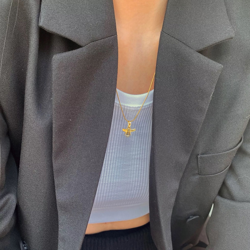 Thumbnail: The Bee Pendant Necklace 