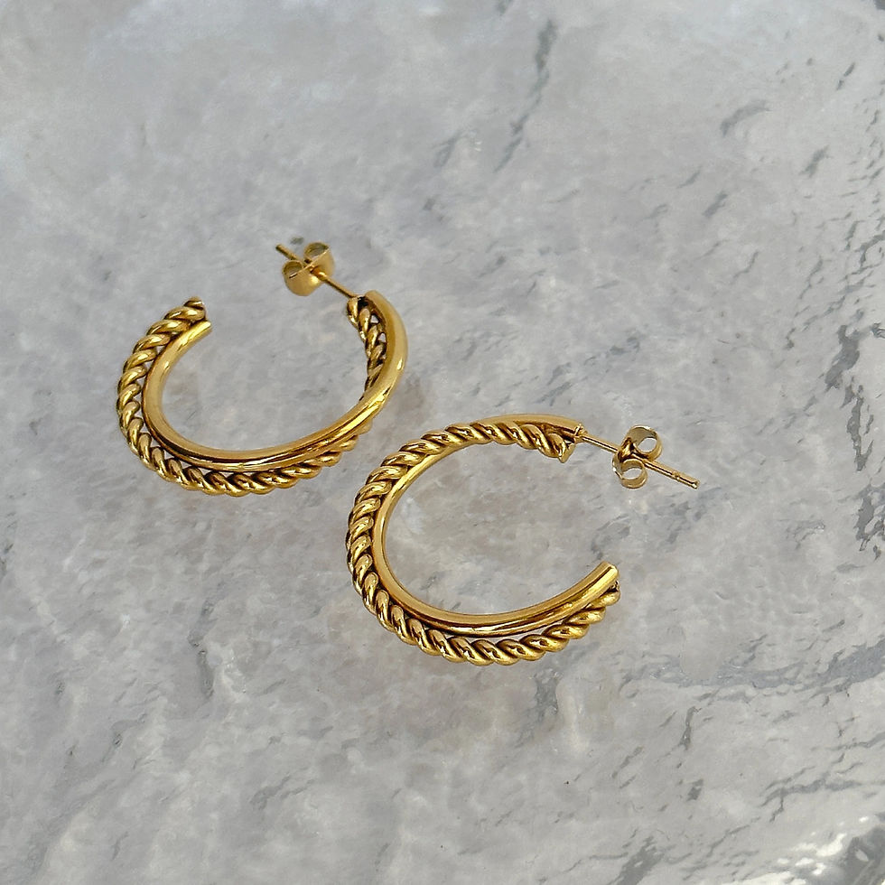 Thumbnail: The Twist & Smooth Layer Hoops 