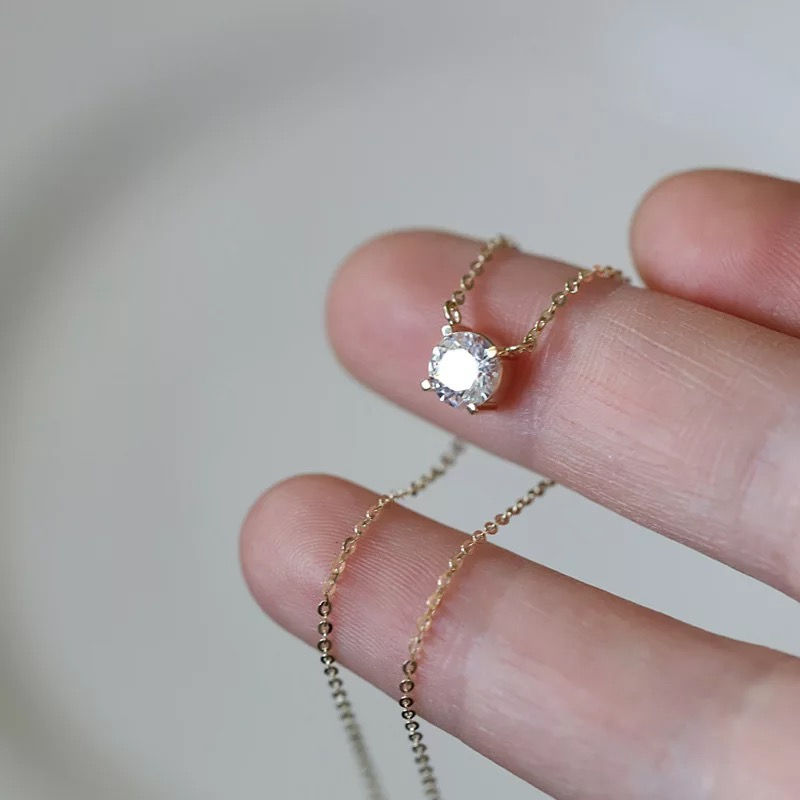Thumbnail: The Solitaire Diamond Necklace 
