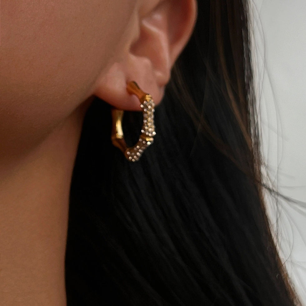 Thumbnail: The Crystal Bamboo Hoops 