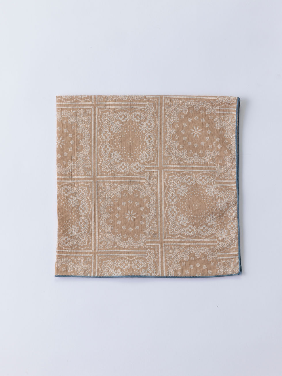大判ハンカチ(ペイズリー)_ベージュ(L-241227BE)
