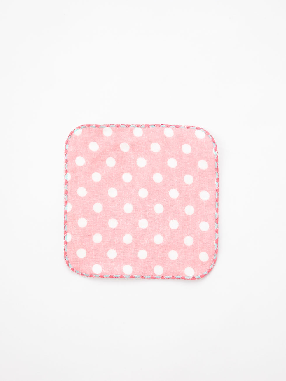 ミニハンカチ ドット ピンク(L-201207PK)