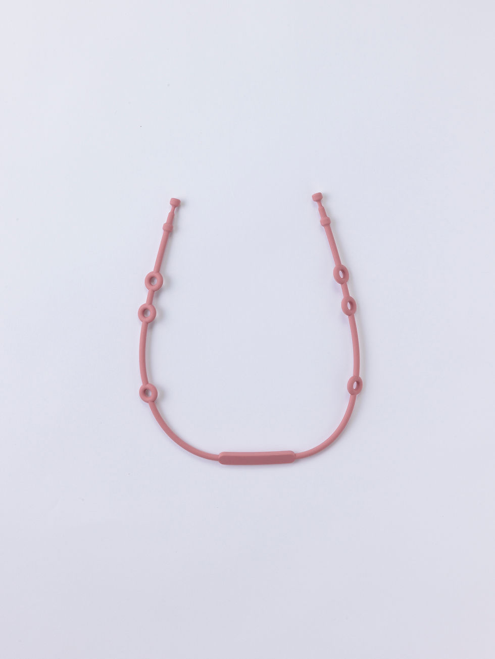 サムネイル： シリコンストラップとおもちゃハンカチ（やさしいガーゼ）＿　ピンク（Ｒ－２５０８０３ＰＫ）