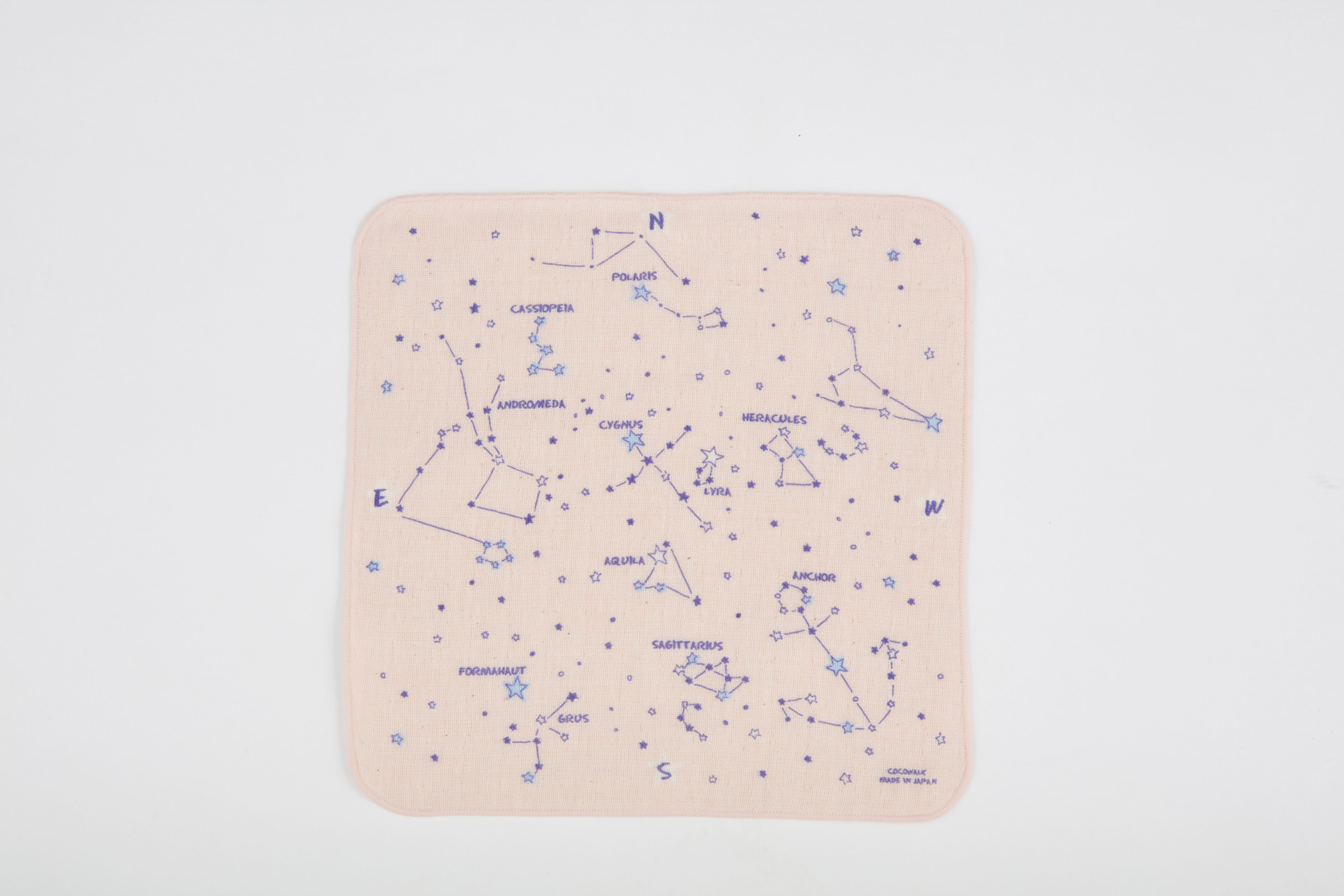 タオルハンカチ(プラネタリウム)_ピンク(L-100701PK)