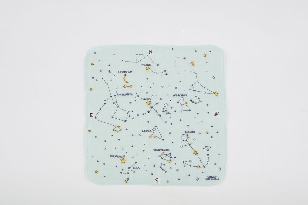 タオルハンカチ(プラネタリウム)_サックス(L-100701SX)