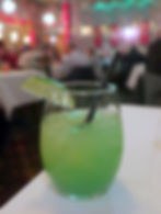 Soho Lychee, Hipnotiq, Blue Curacao, pineapple.