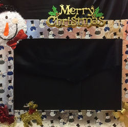 Christmas selfie frame #christmasdecorations #christmasselfieframe #partydecorations #chirstmasparty