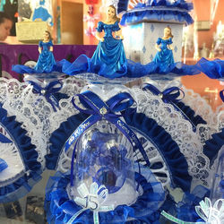 Centro de mesa con servieteros._._