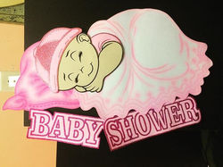 Baby shower banner_#pancarta #babyshowerpancarta #babyshowerbanner #pink