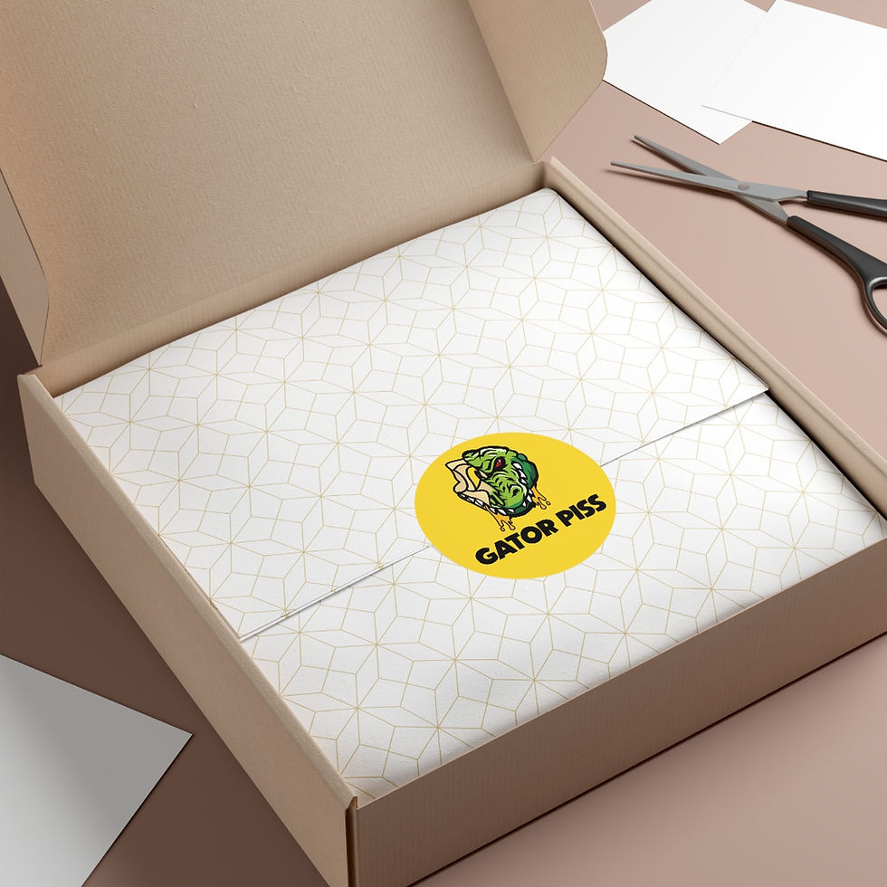 Thumbnail: Gator Piss Sticker (Yellow)