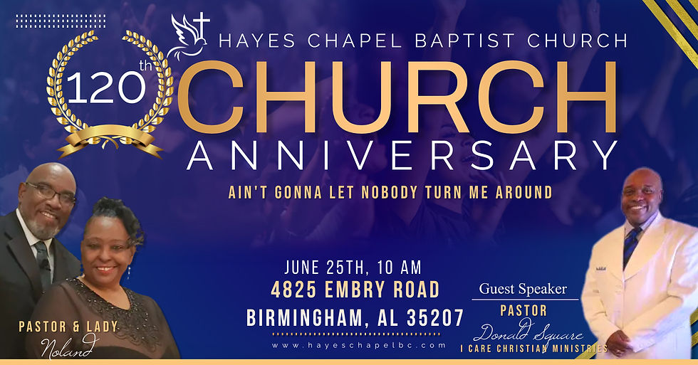 120th Church Anniversary