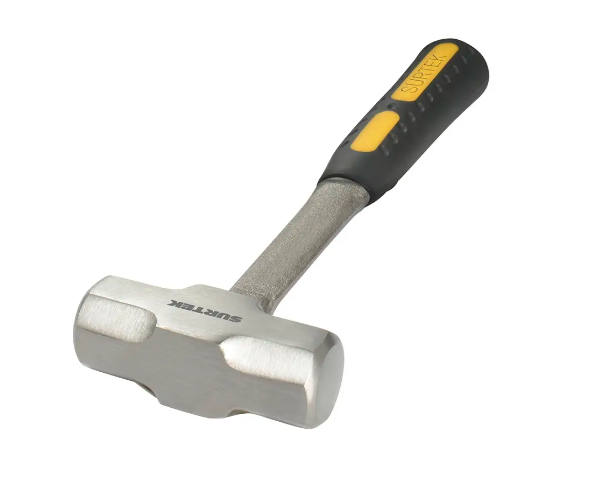 Marro octagonal forjado en una pieza con mango Rubber grip URREA