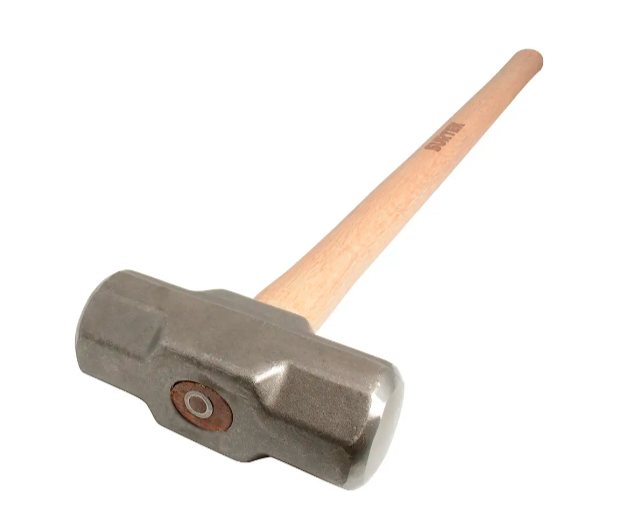 Marros octagonales cabeza forjada con mango largo de madera SURTEK