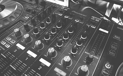 Equipo de mezcla de música