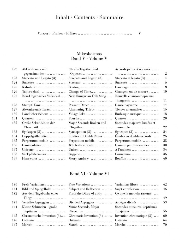 תמונה ממוזערת: BÉLA BARTÓK Mikrokosmos, Volumes V-VI (HN1410)