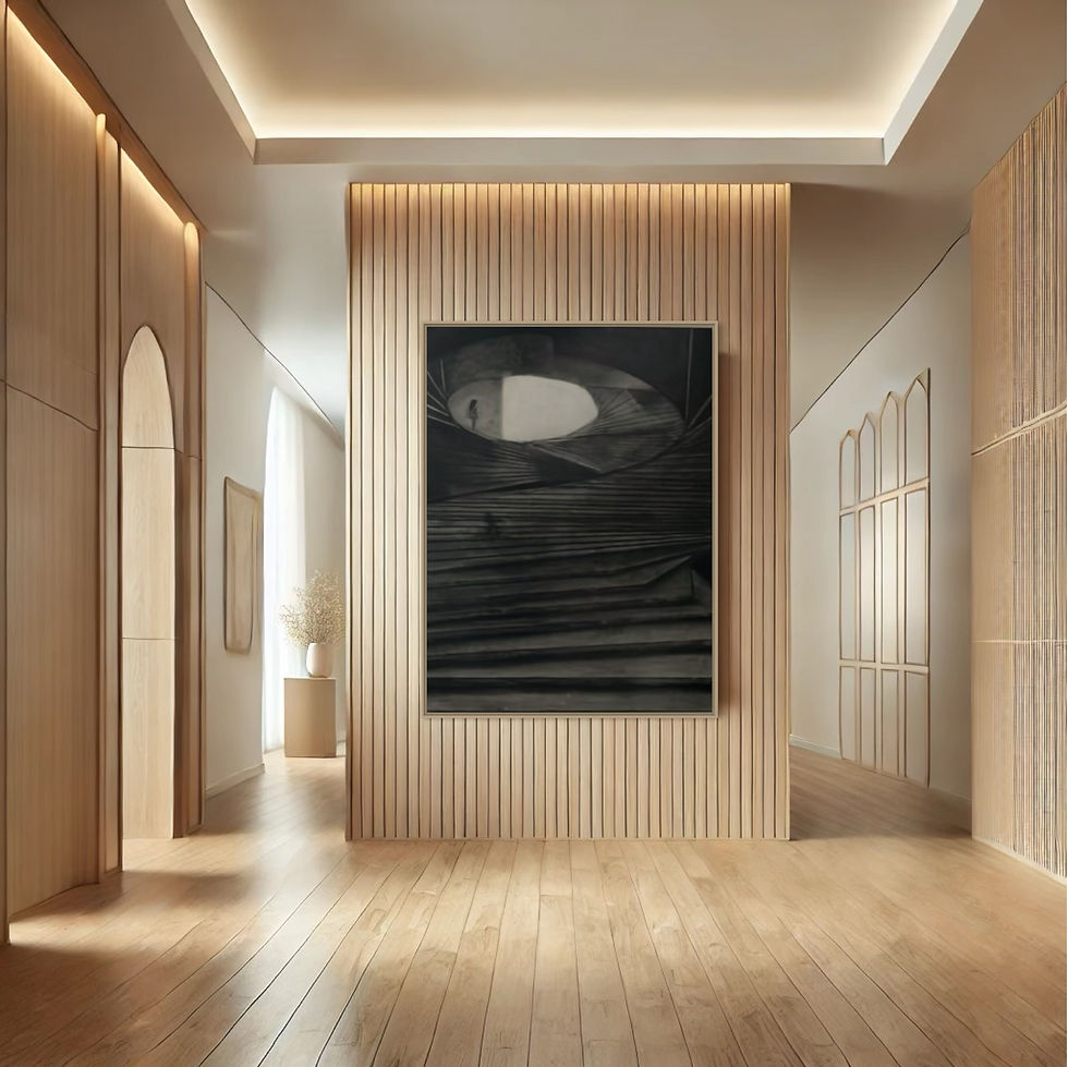 FRAMED CANVAS | גאות ושפל צד א