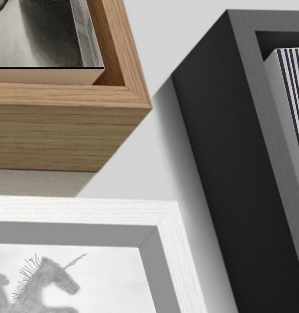 תמונה ממוזערת: FRAMED CANVAS | כן לא שחור לבן