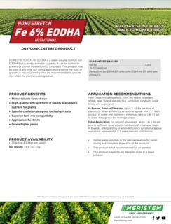 Homestretch Fe 6% EDDHA RTU Dry