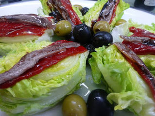 Receta Cogollos de Tudela con Anchoas