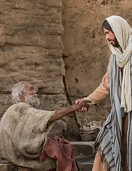 Jesus Christ healing us