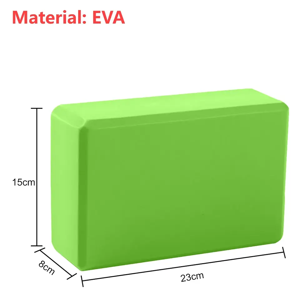 Thumbnail: 1PCS Cork Yoga Block EVA Gym Blocks Foam Yoga Brick Exercise