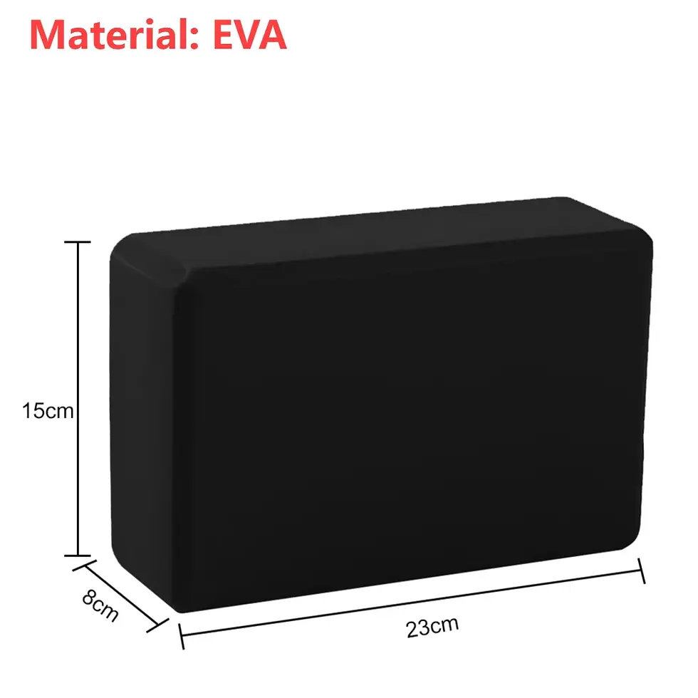 Thumbnail: 1PCS Cork Yoga Block EVA Gym Blocks Foam Yoga Brick Exercise