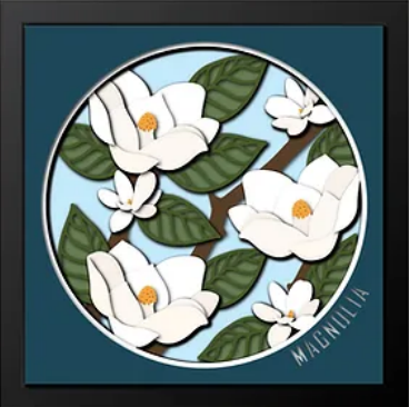 Magnolia Layered Paper Flower